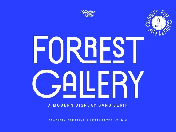 Forrest Gallery DEMO font