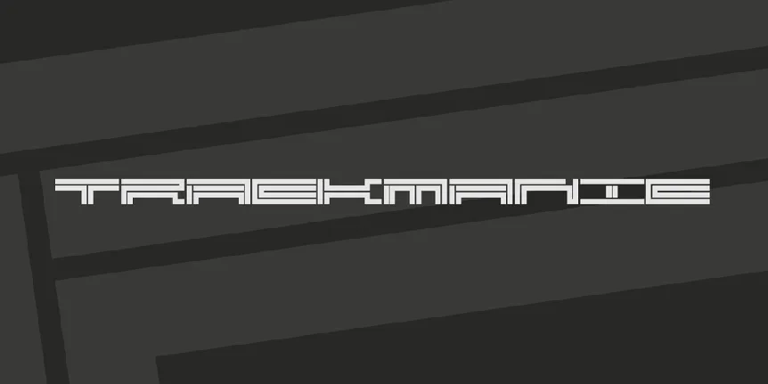 TrackManic font