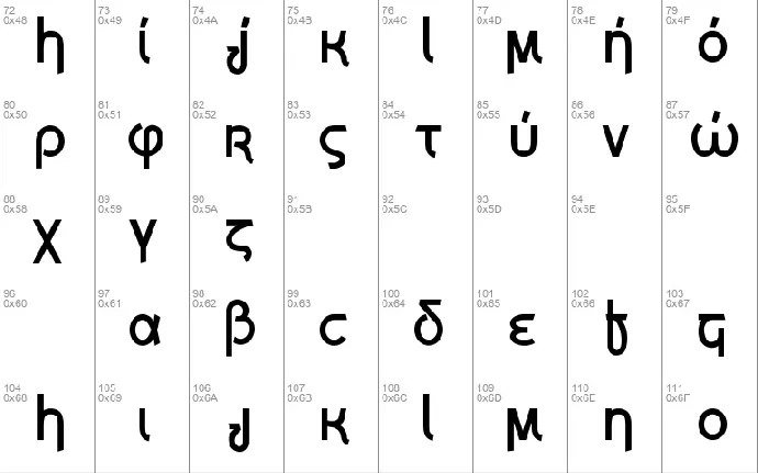 Grecian Formula font