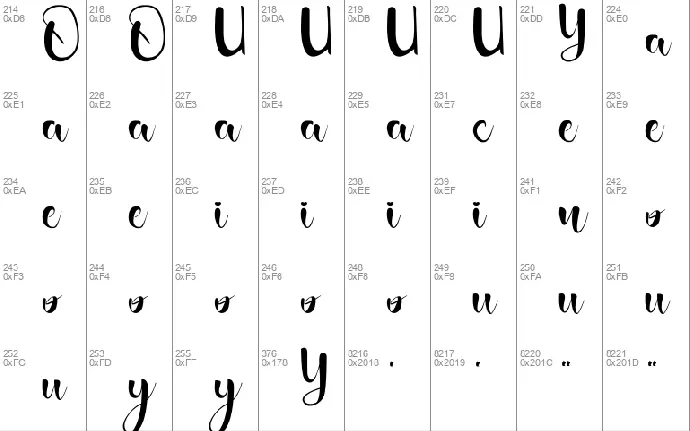 Geniusly Calligraphy font