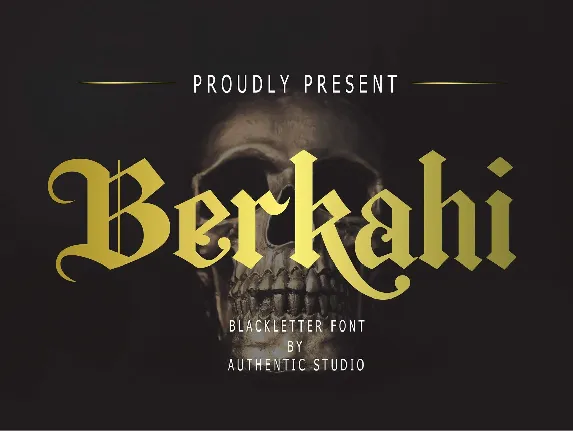 Berkahi font