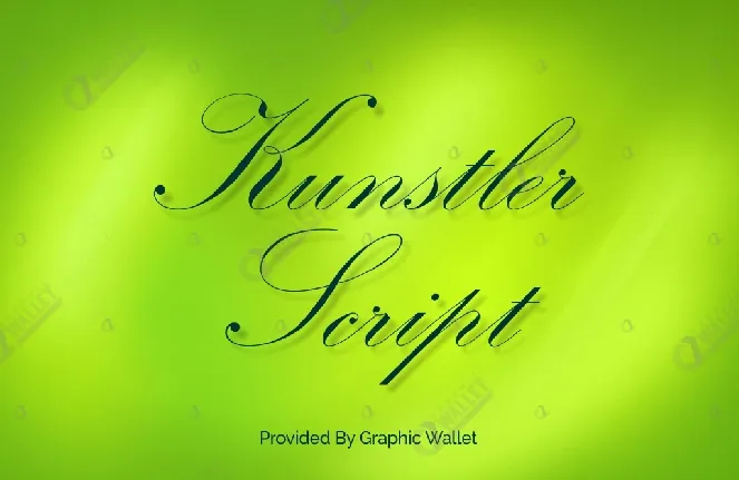 Kunstler Script font