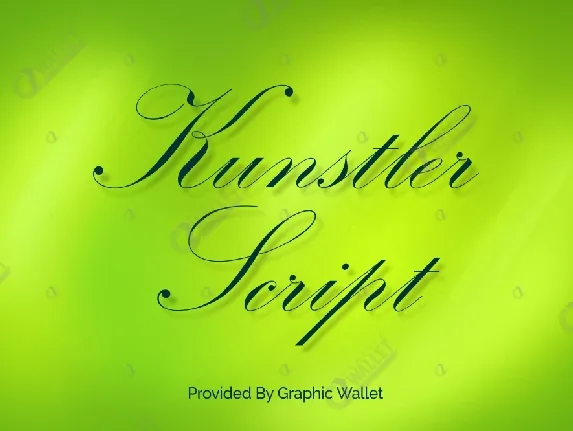 Kunstler Script font