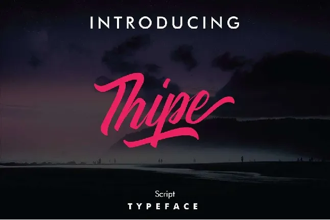 Thipe Script font