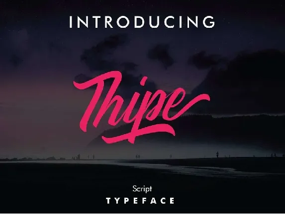 Thipe Script font