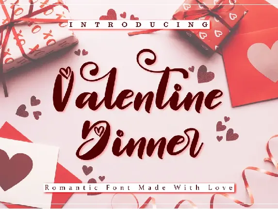 Valentine Dinner font