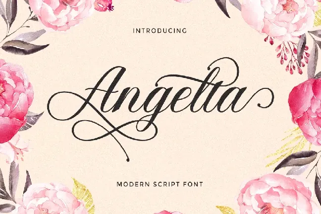 Angelta Script font