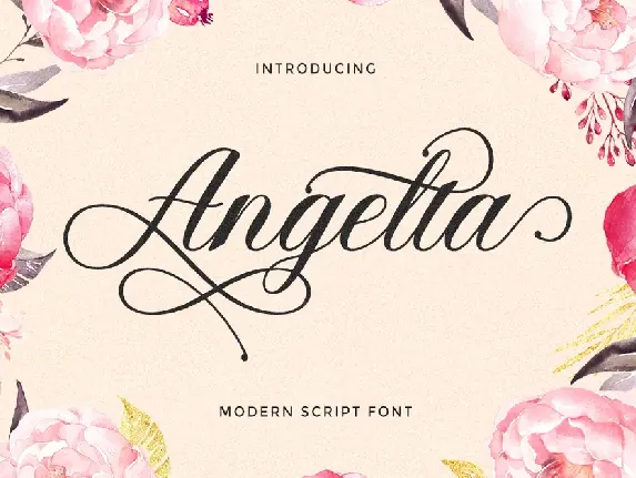 Angelta Script font