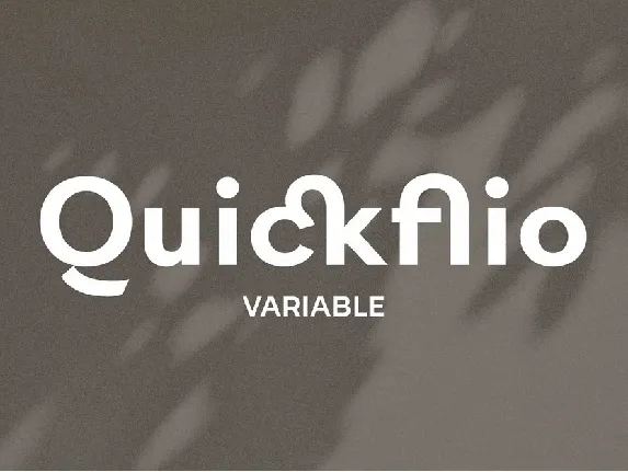 Quickflio font