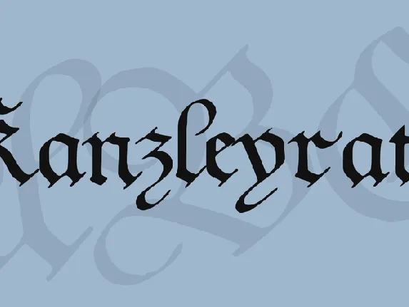 Kanzleyrath font