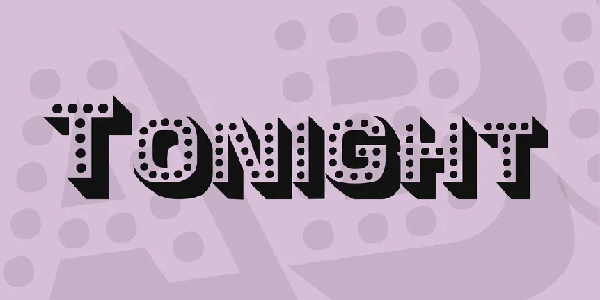 Tonight font