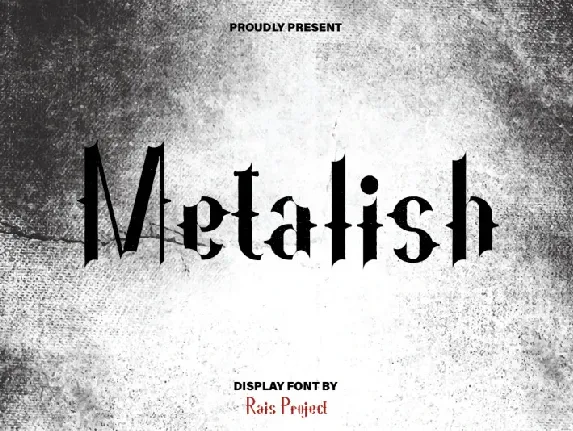 Metalish font