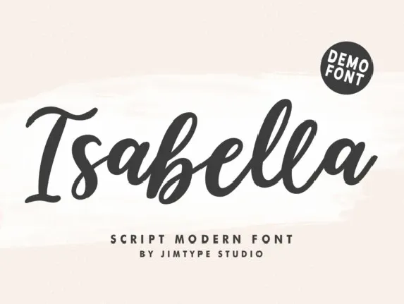 Isabella font