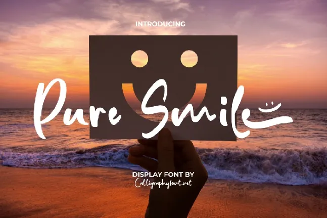 Pure Smile Demo font