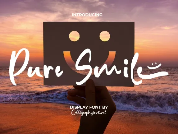 Pure Smile Demo font