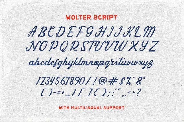 Wolter font