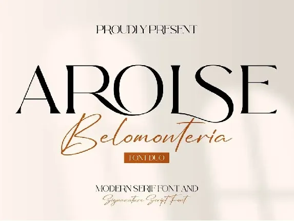 Arolse Belmonteria Duo font