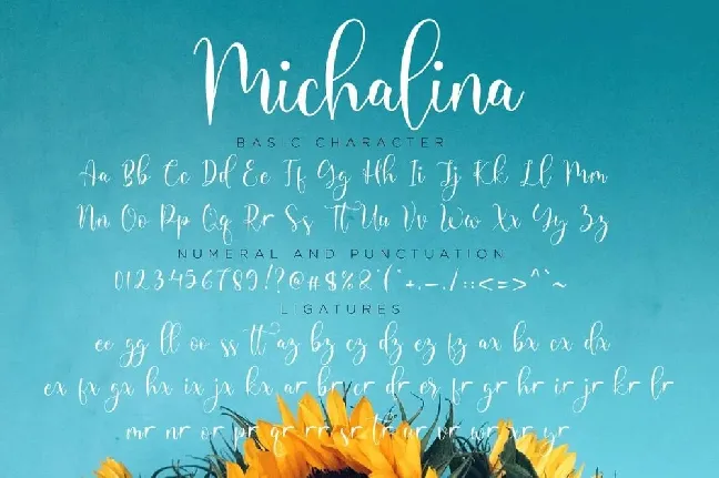 Michalina font