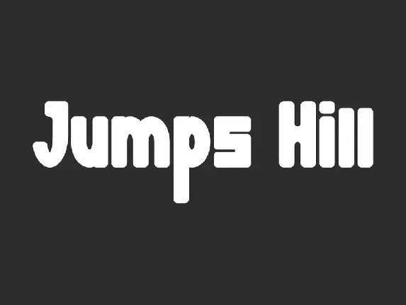 Jumps Hill Demo font