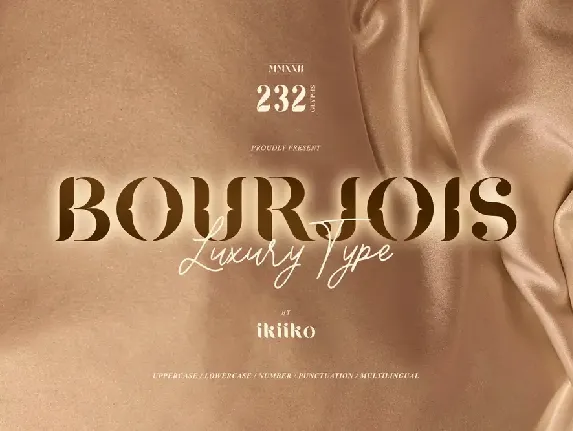 Bourjois font