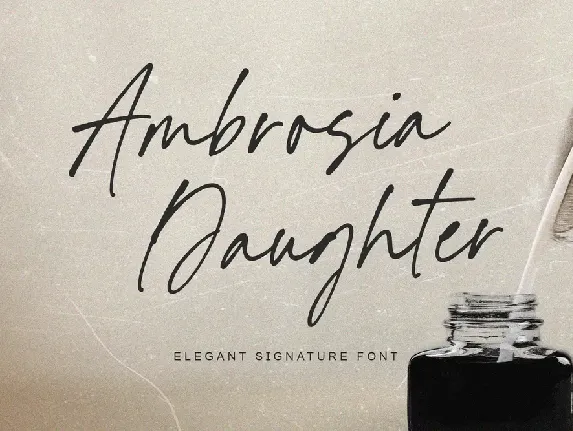 Ambrosia Daughter font