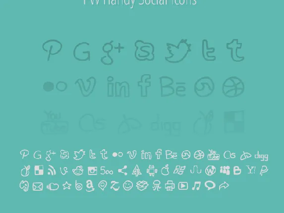 PWHandySocialIcons font