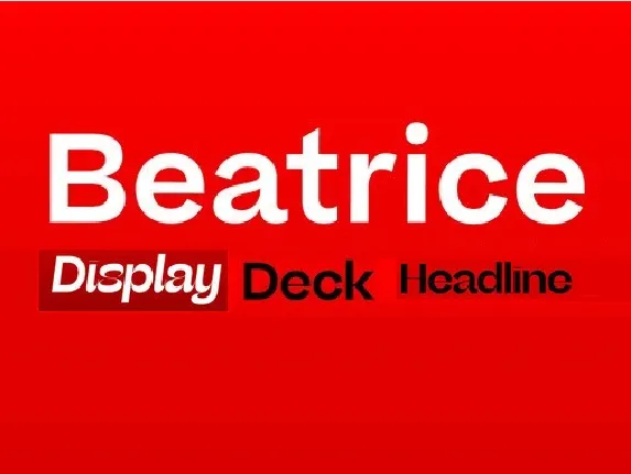 Beatrice Family font