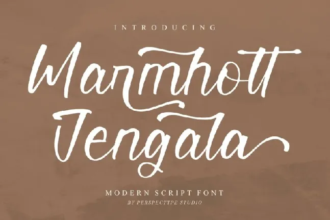 Marmhott Jengala font