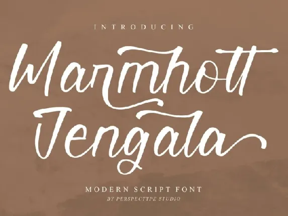 Marmhott Jengala font