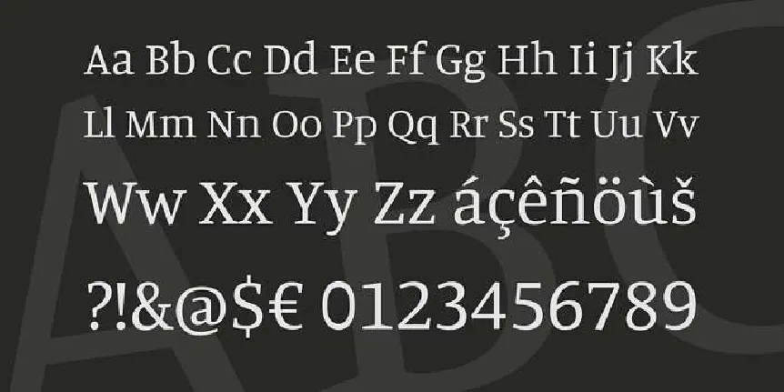 Manuale font