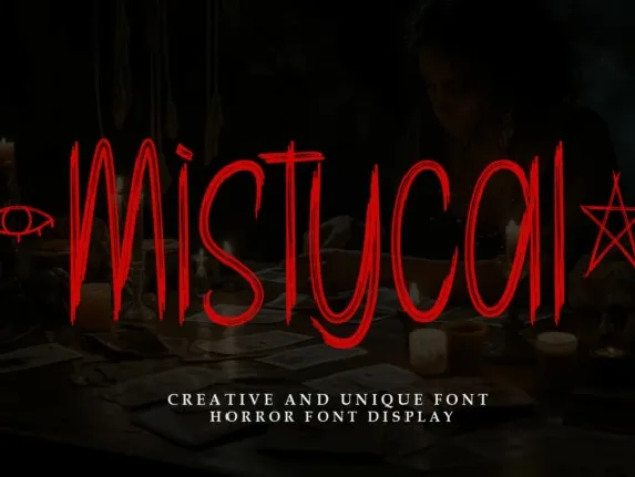 Mistycal Brush font