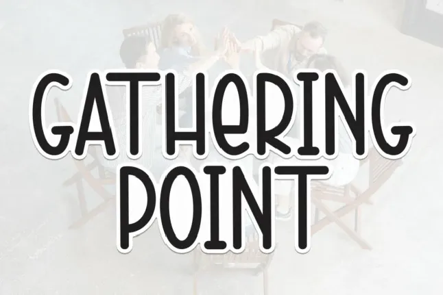 Gathering Point Display font