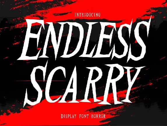 Endless Scarry font