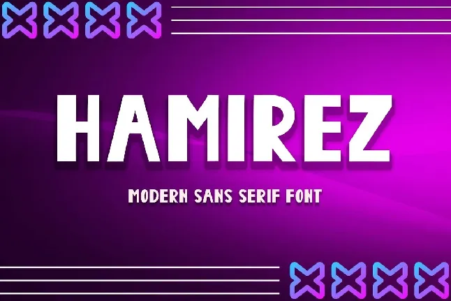 Hamirez font