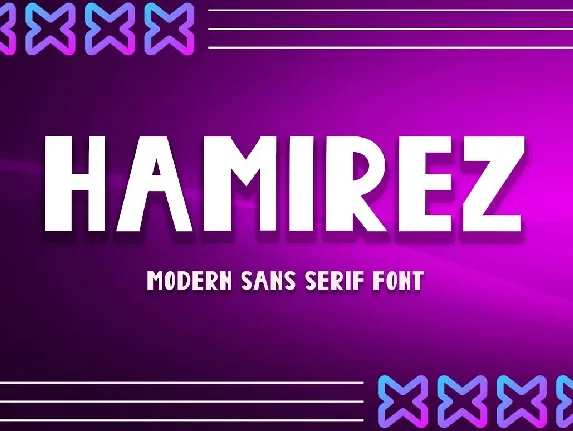 Hamirez font