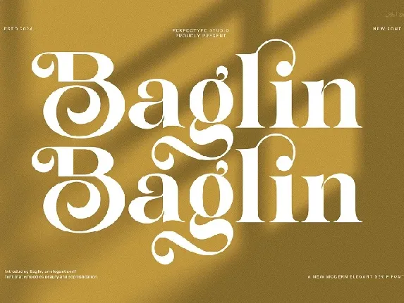 Baglin font