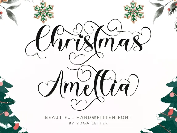 Christmas Bertha font