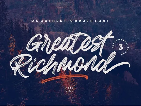 Greatest Richmond font