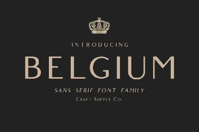 Belgium Family Free font