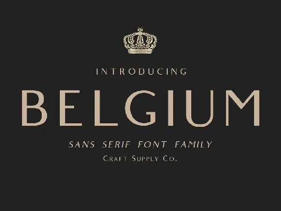 Belgium Family Free font