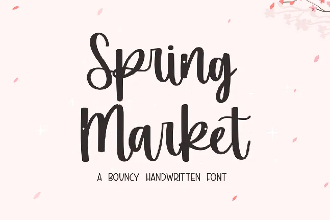 Spring Market font