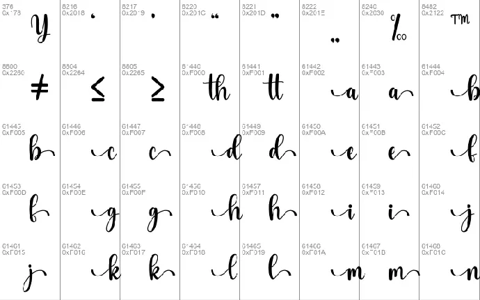 Naturales font