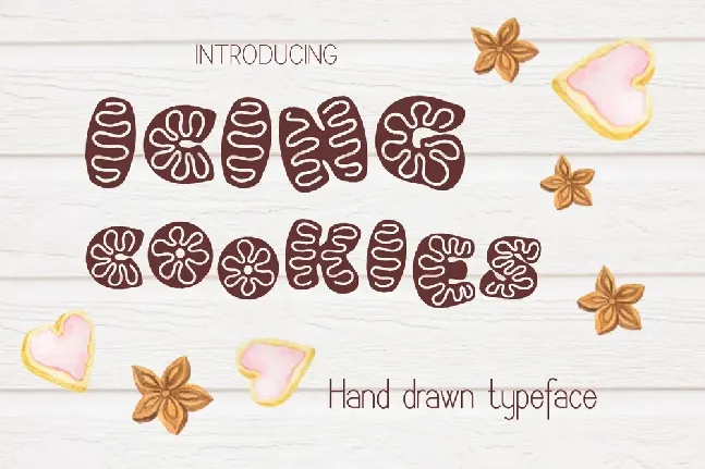 Icing cookies font