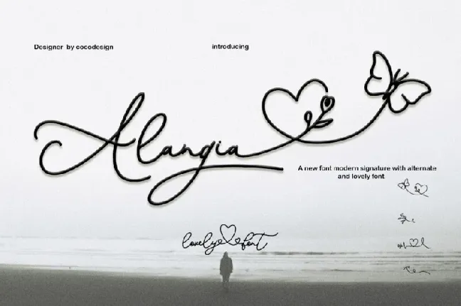 Alangia font