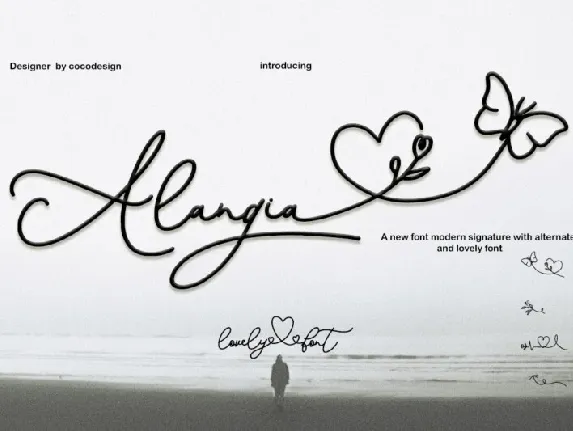 Alangia font