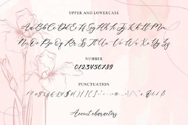 Natural Garden Script font