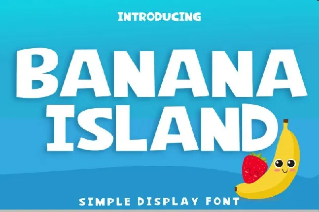 Banana Island font