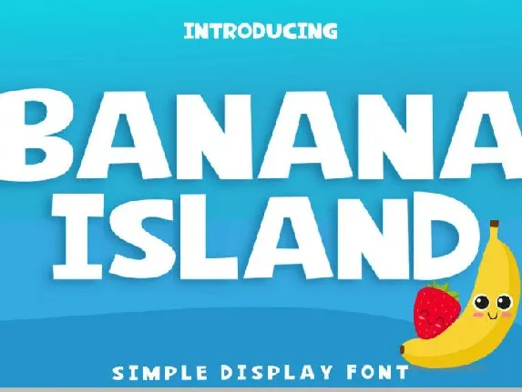 Banana Island font