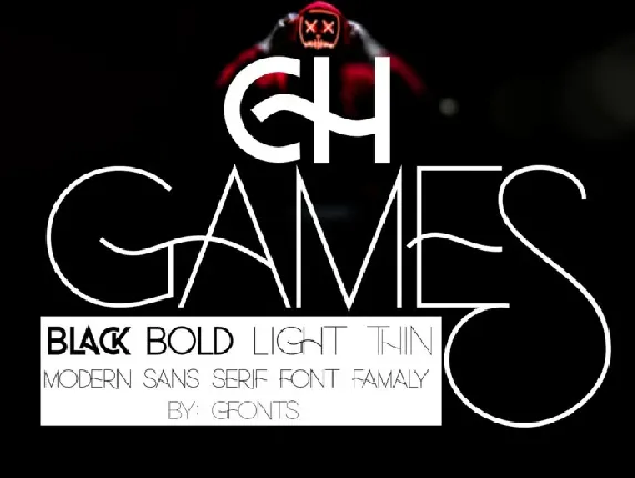 Ch Games Modern Sans font