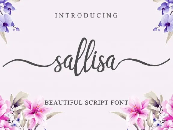 Sallisa Script font